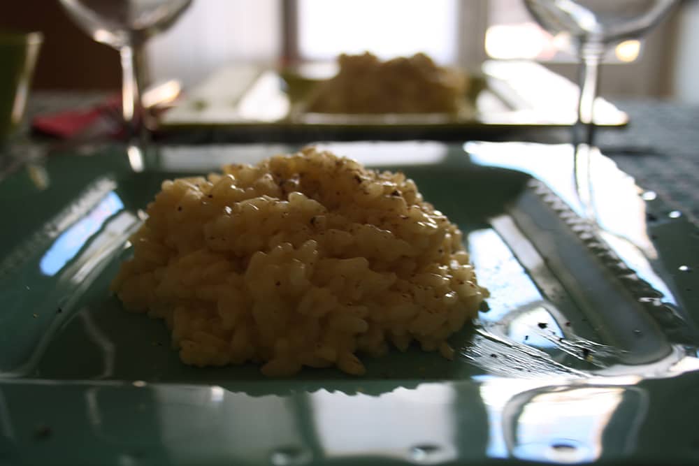 Liquorice Risotto