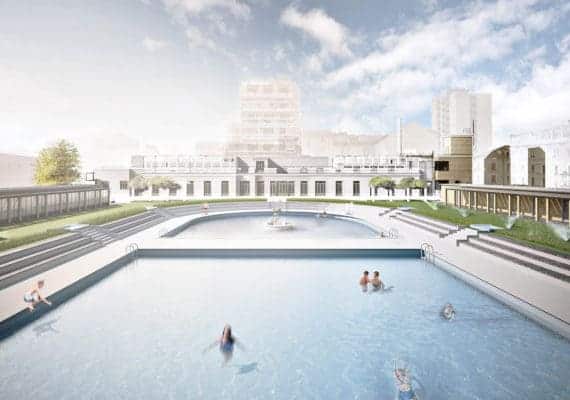 Caimi Pool in Milan : The rediscovered Deco Pool