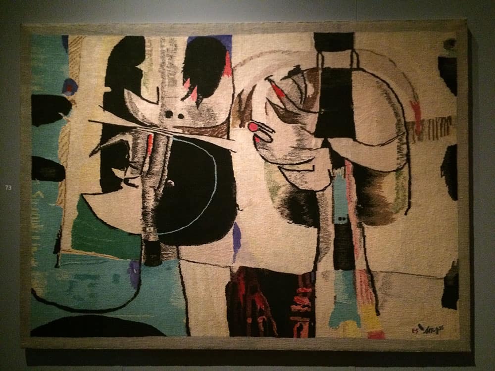 Tapestry exhibition in Milan - Weaving