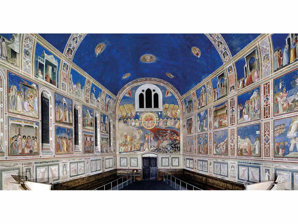 Giotto's Scrovegni Chapel in Padua - Italy