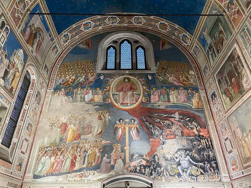 Giotto's Scrovegni Chapel in Padua - Italy