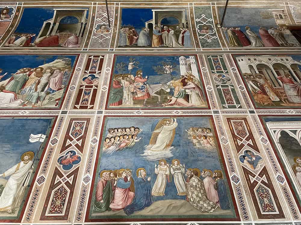 Giotto's Scrovegni Chapel in Padua - Italy