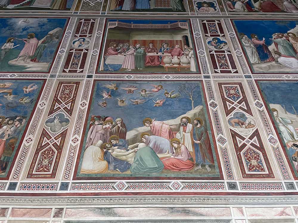 Giotto's Scrovegni Chapel in Padua - Italy