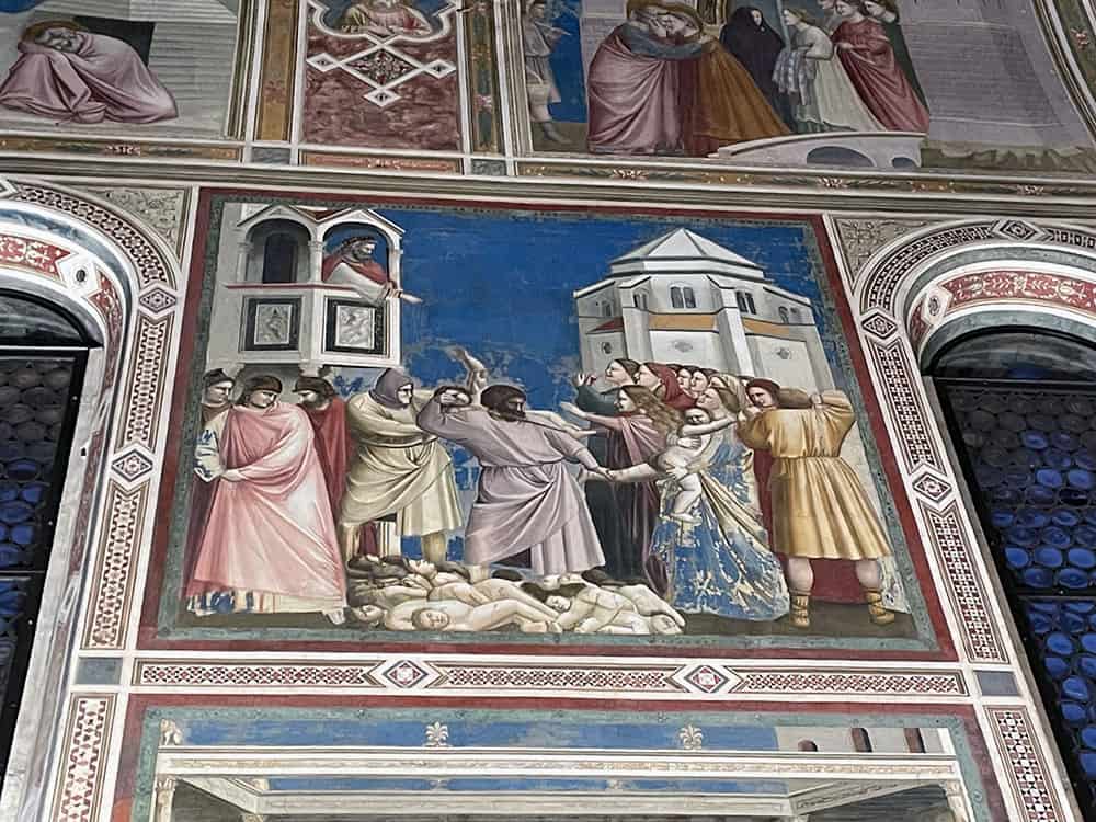 Giotto's Scrovegni Chapel in Padua - Italy