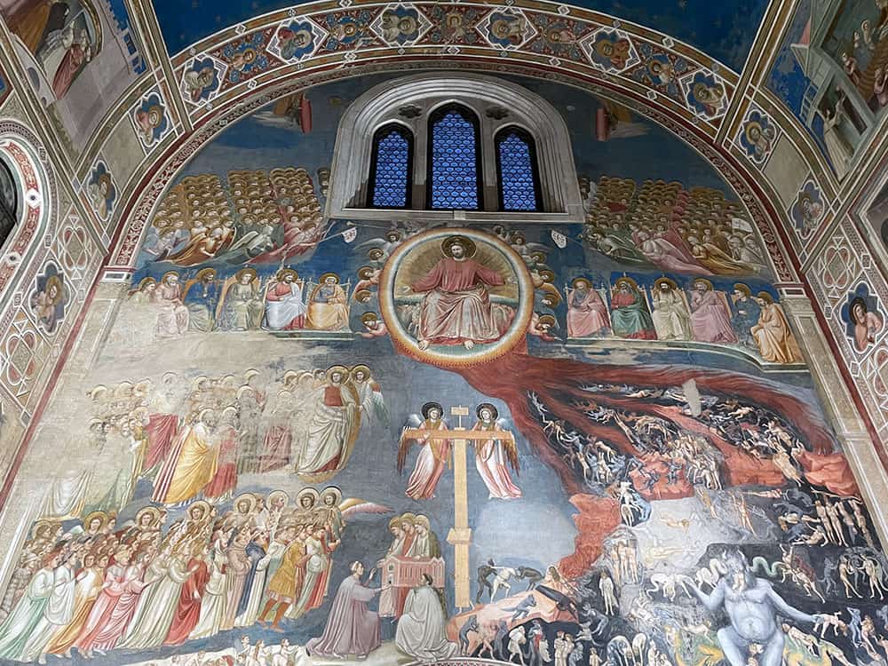 Giotto's Scrovegni Chapel in Padua - Italy