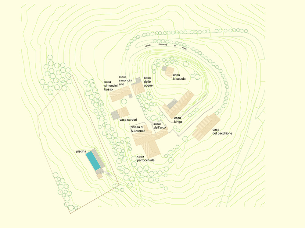 Case di Gello Map